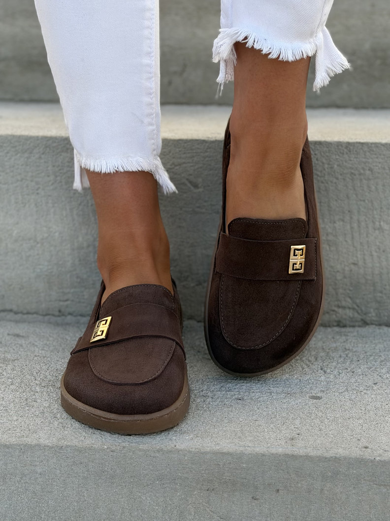 MOKASYNY KAZADII BAREFOOT ARIENE CHOCO skóra naturalna - obrazek 3