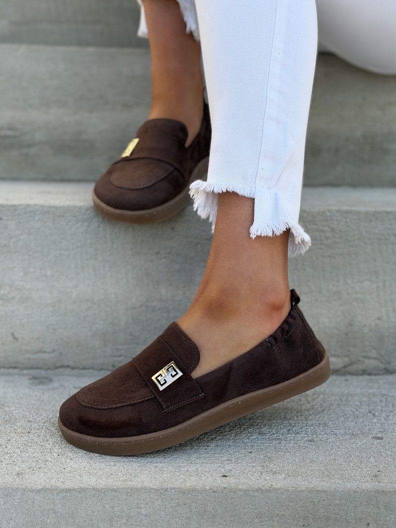 MOKASYNY KAZADII BAREFOOT ARIENE CHOCO skóra naturalna - obrazek 6