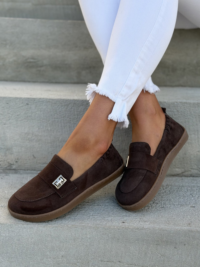 MOKASYNY KAZADII BAREFOOT ARIENE CHOCO skóra naturalna - obrazek 7