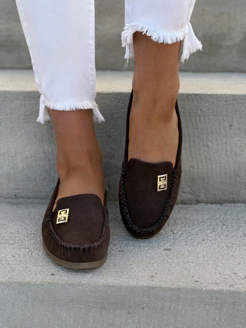 MOKASYNY KAZADII MONESO CHOCO skóra naturalna - obrazek 3