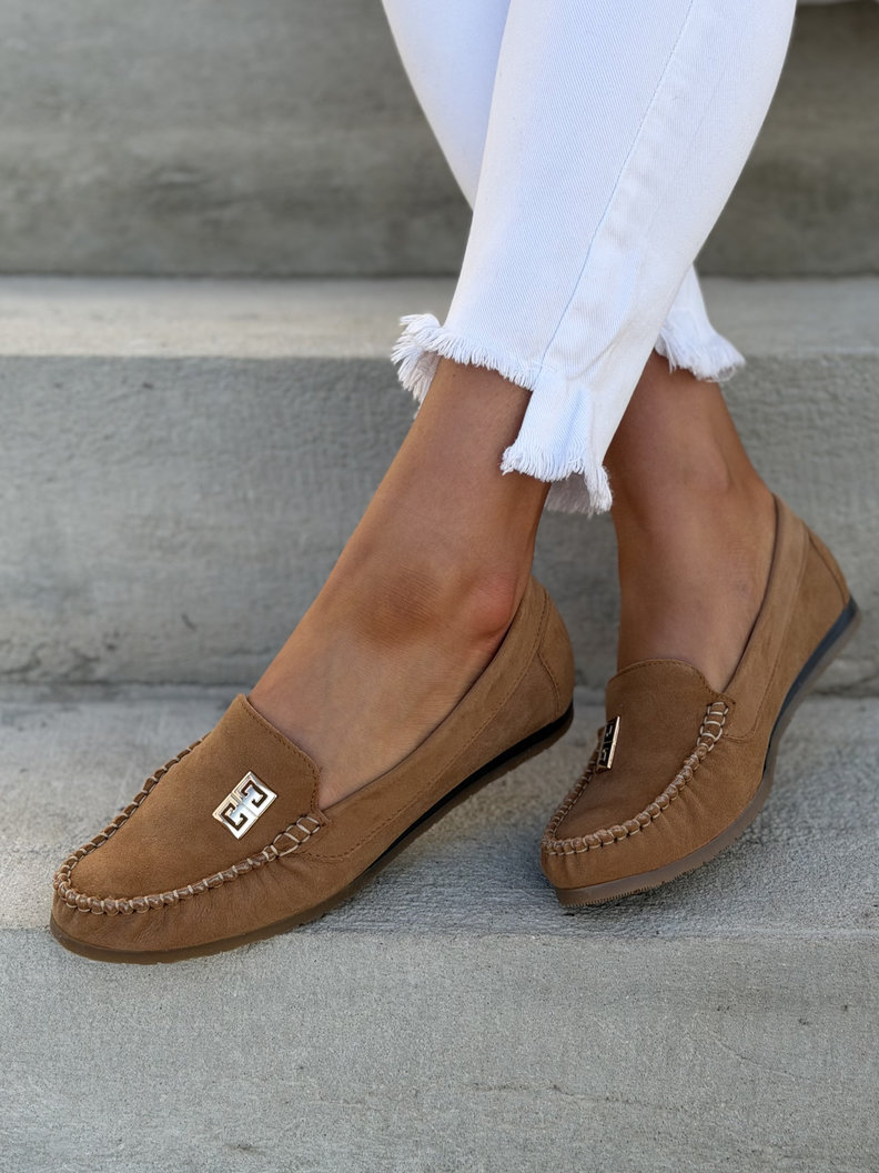 MOKASYNY KAZADII MONESO CAPPUCCINO skóra naturalna - obrazek 6