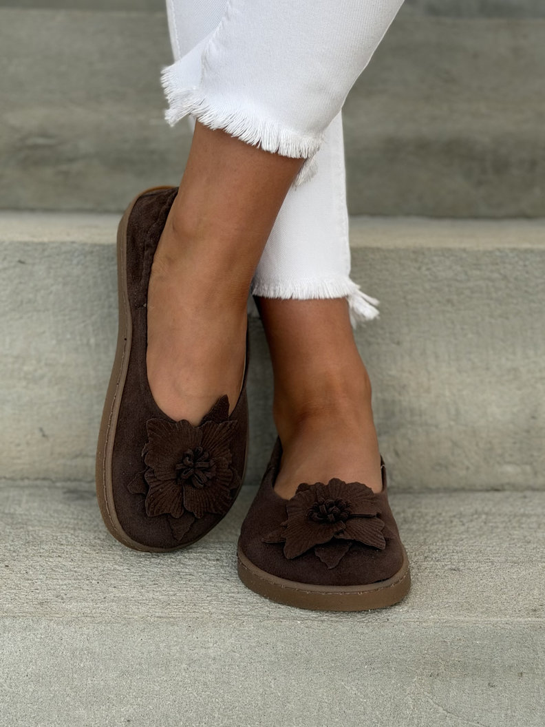 Baleriny KAZADII BAREFOOT CLARESA CHOCO skóra naturalna - obrazek 5