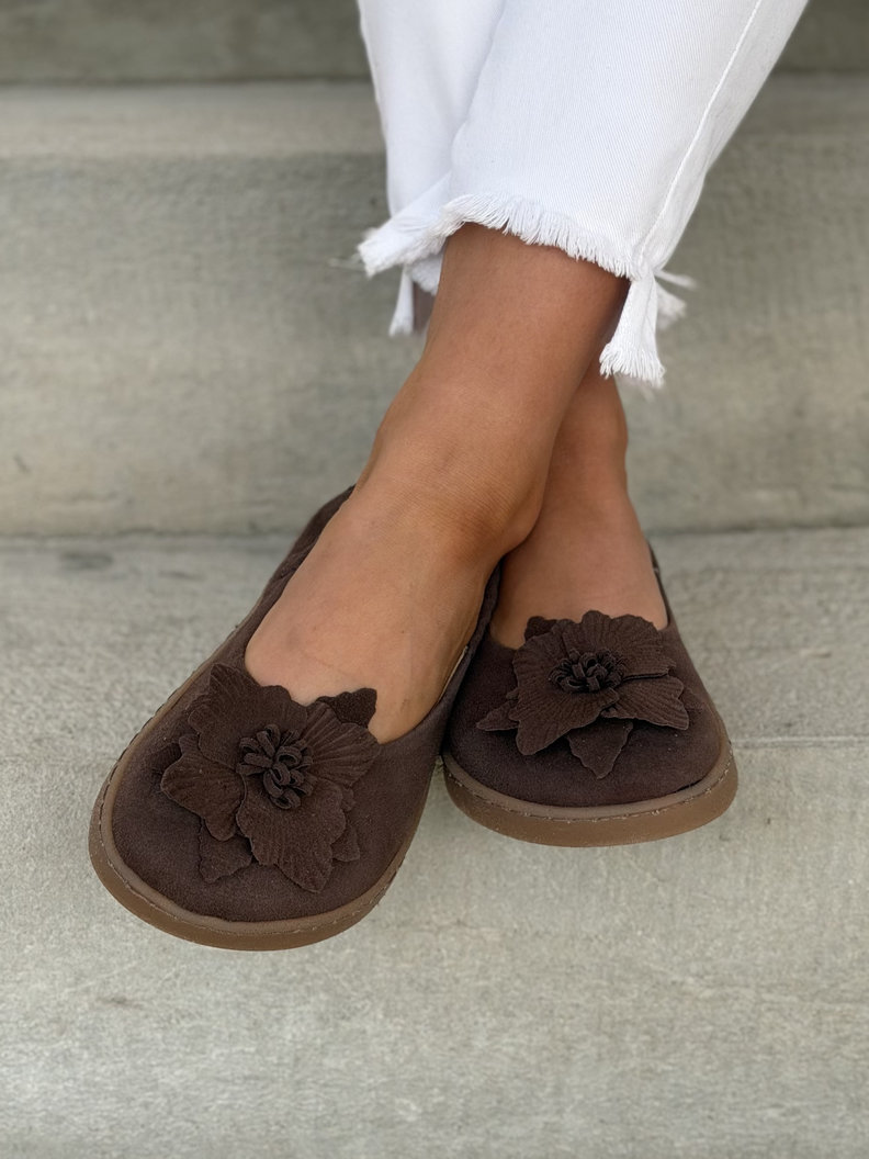 Baleriny KAZADII BAREFOOT CLARESA CHOCO skóra naturalna - obrazek 9
