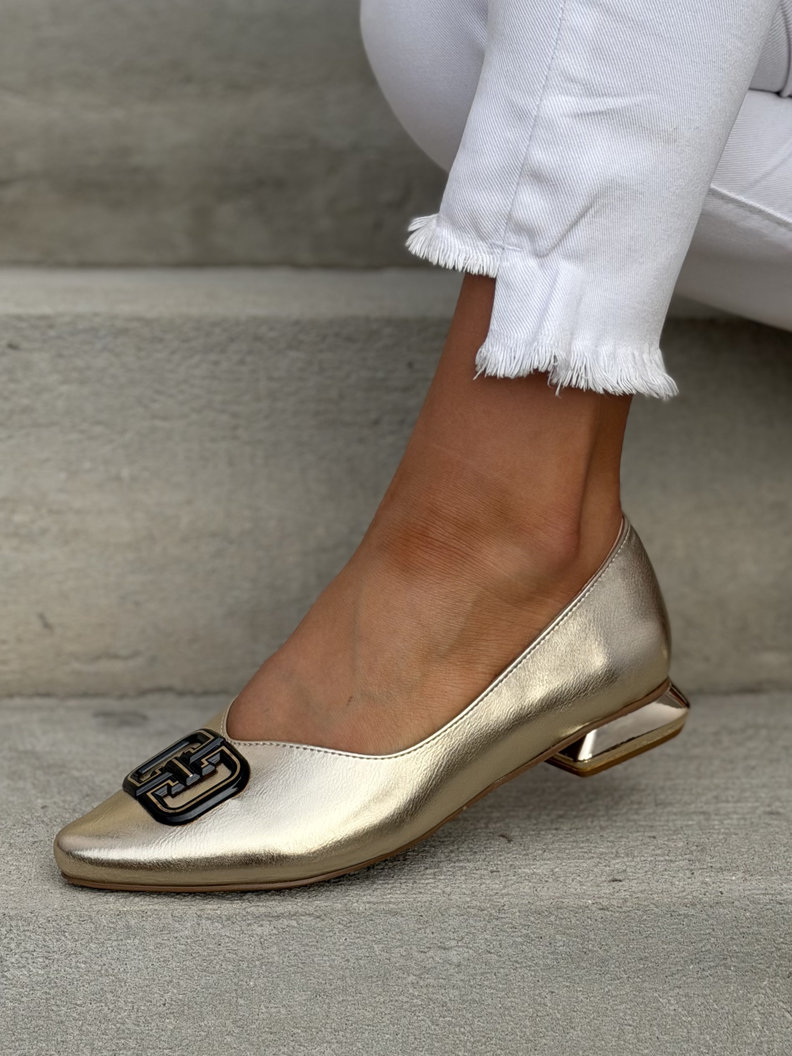Baleriny ze zdobieniem NERINA GOLD - obrazek 8