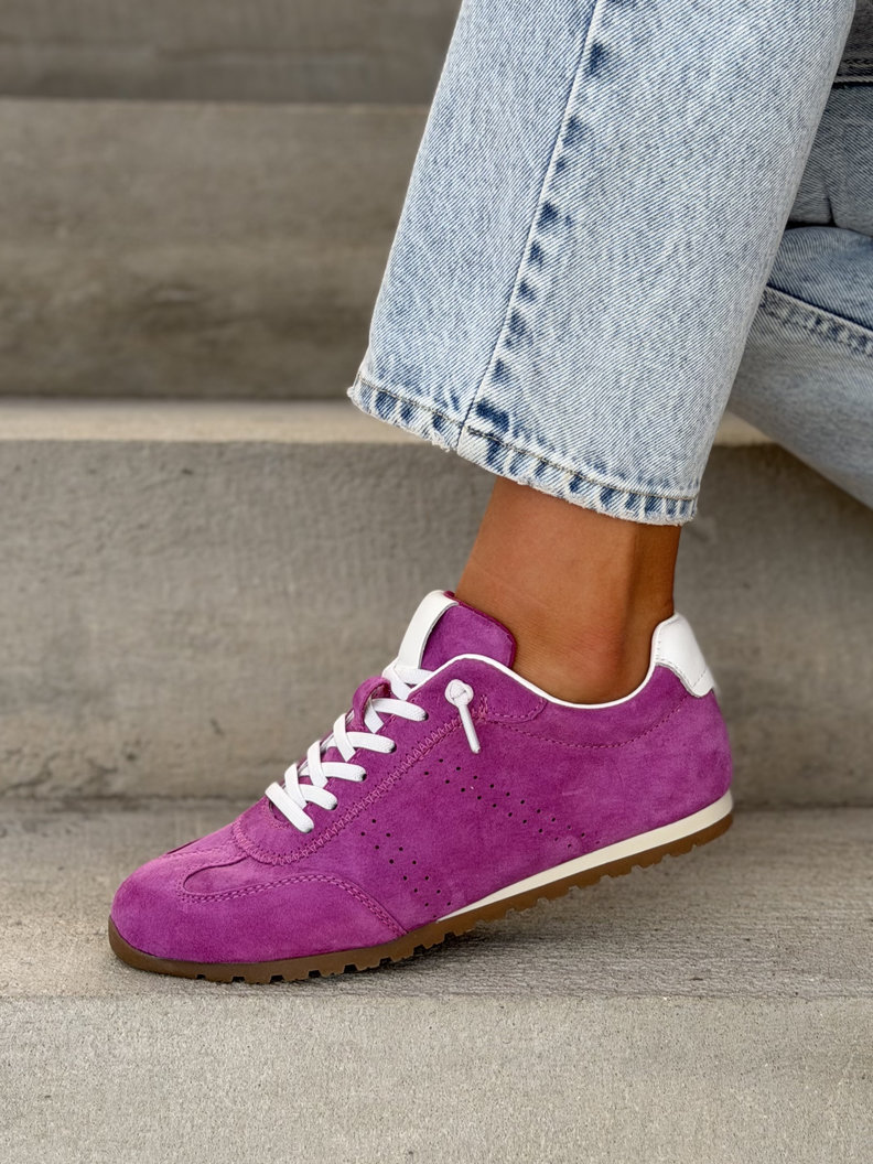 LECIUTKIE TRAMPKI NEREA FUXIA skóra naturalna - obrazek 6