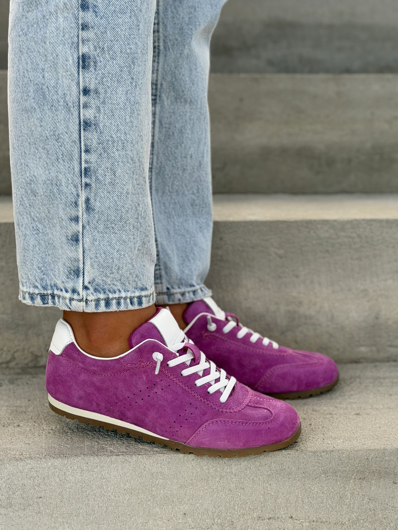 LECIUTKIE TRAMPKI NEREA FUXIA skóra naturalna - obrazek 7