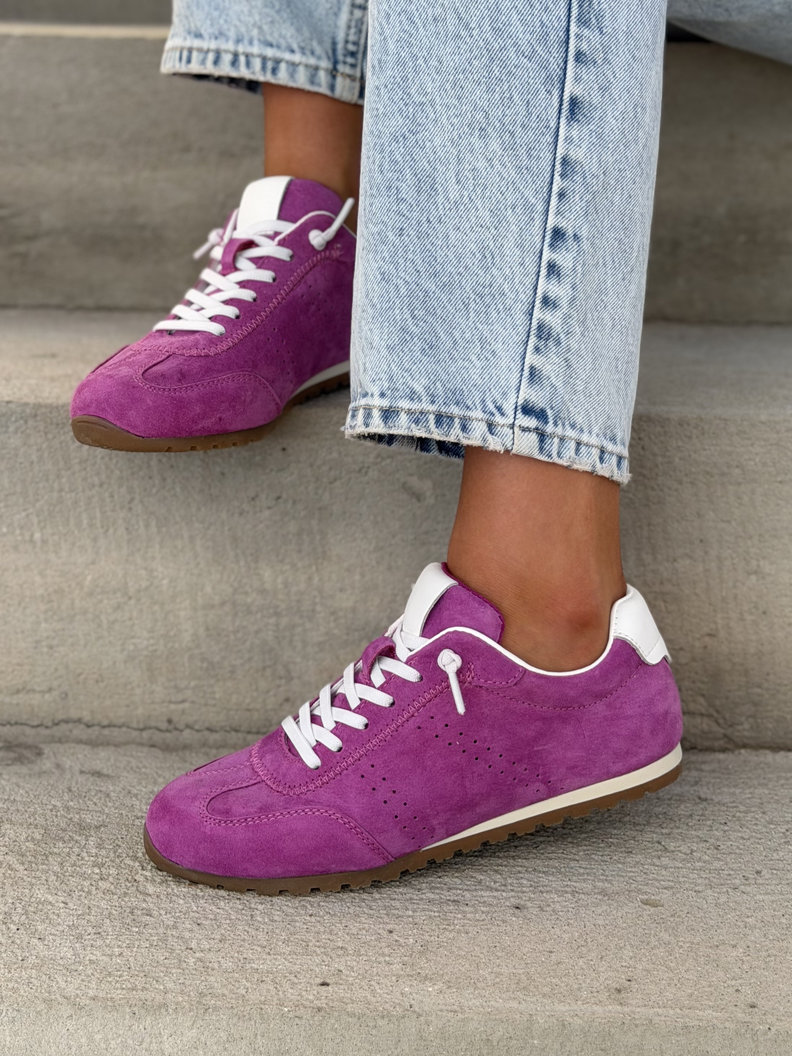 LECIUTKIE TRAMPKI NEREA FUXIA skóra naturalna - obrazek 8