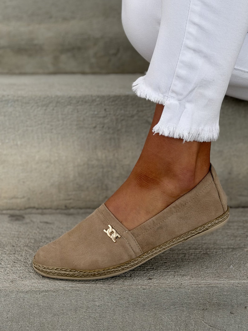 LEKKIE MOKASYNY KAZADII VEDA ORO BEIGE skóra naturalna - obrazek 7