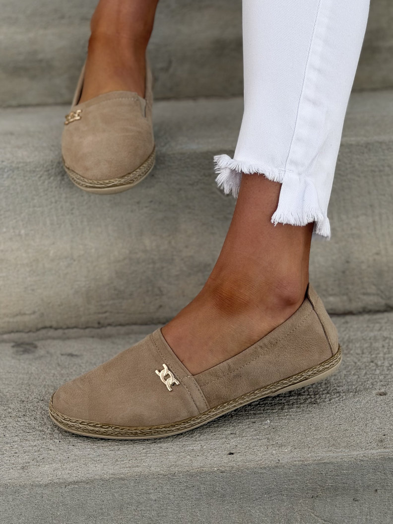 LEKKIE MOKASYNY KAZADII VEDA ORO BEIGE skóra naturalna - obrazek 3