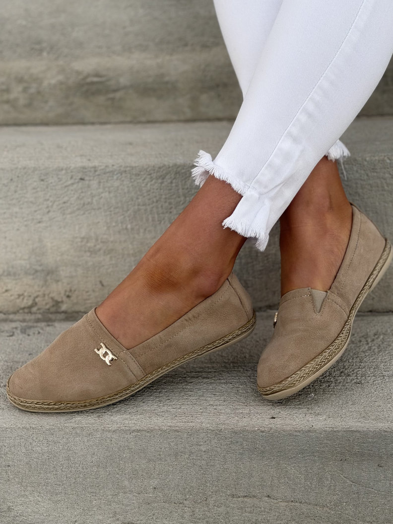 LEKKIE MOKASYNY KAZADII VEDA ORO BEIGE skóra naturalna - obrazek 8