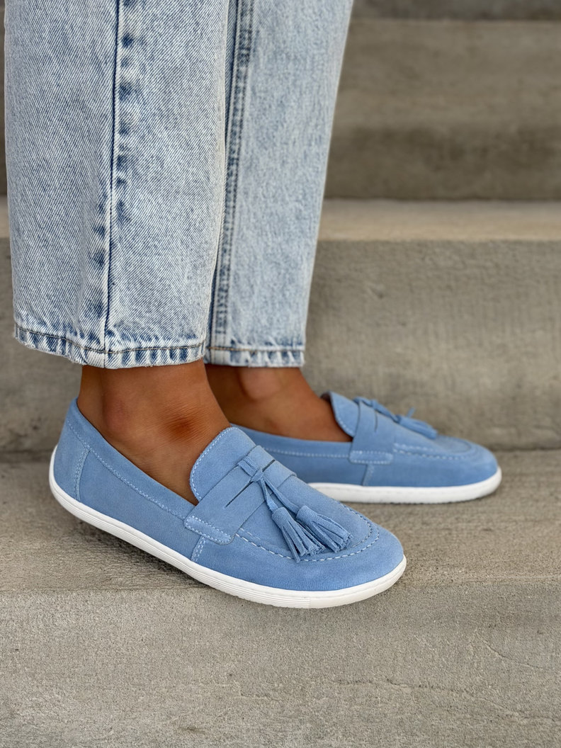 Mokasyny KAZADII BAREFOOT FRESIA BLUE skóra naturalna - obrazek 6