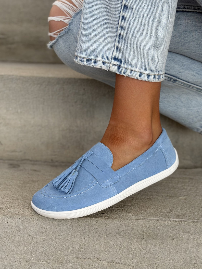 Mokasyny KAZADII BAREFOOT FRESIA BLUE skóra naturalna - obrazek 7