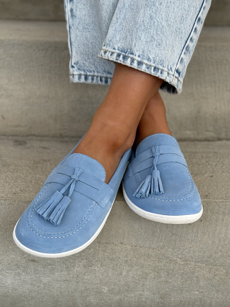 Mokasyny KAZADII BAREFOOT FRESIA BLUE skóra naturalna - obrazek 9