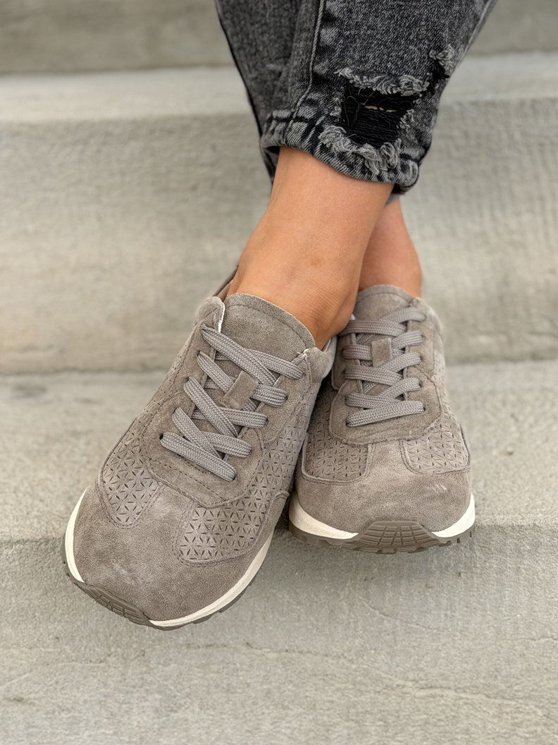 SPORTOWE BUTY DAMSKIE MIRES KHAKI skóra naturalna - obrazek 9