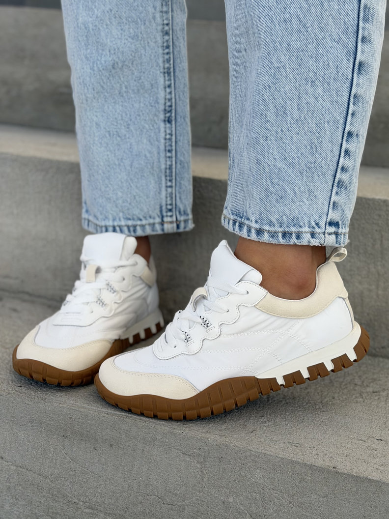 Sneakersy MADEIRA WHITE lekkie jak piórko - obrazek 9