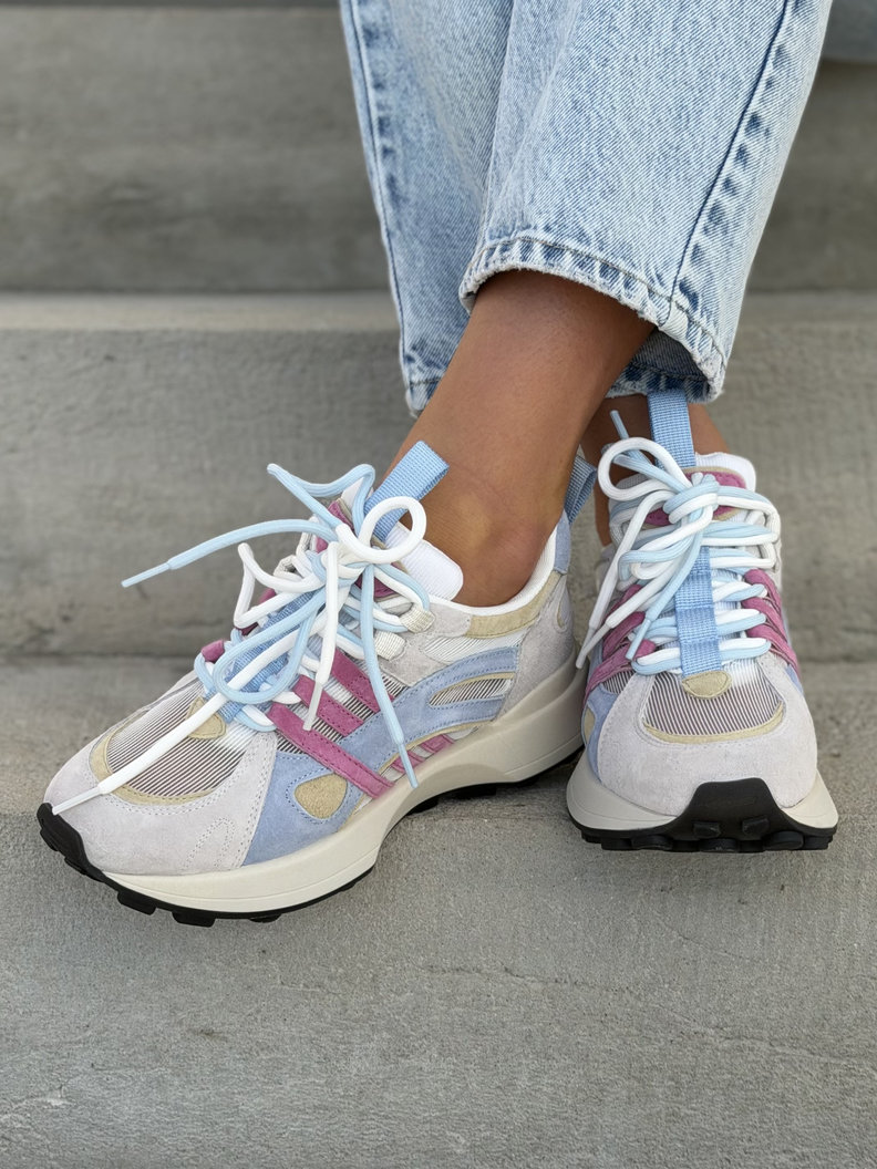 Sneakersy PUERTO BANUS BLUE MULTI bardzo lekkie - obrazek 8