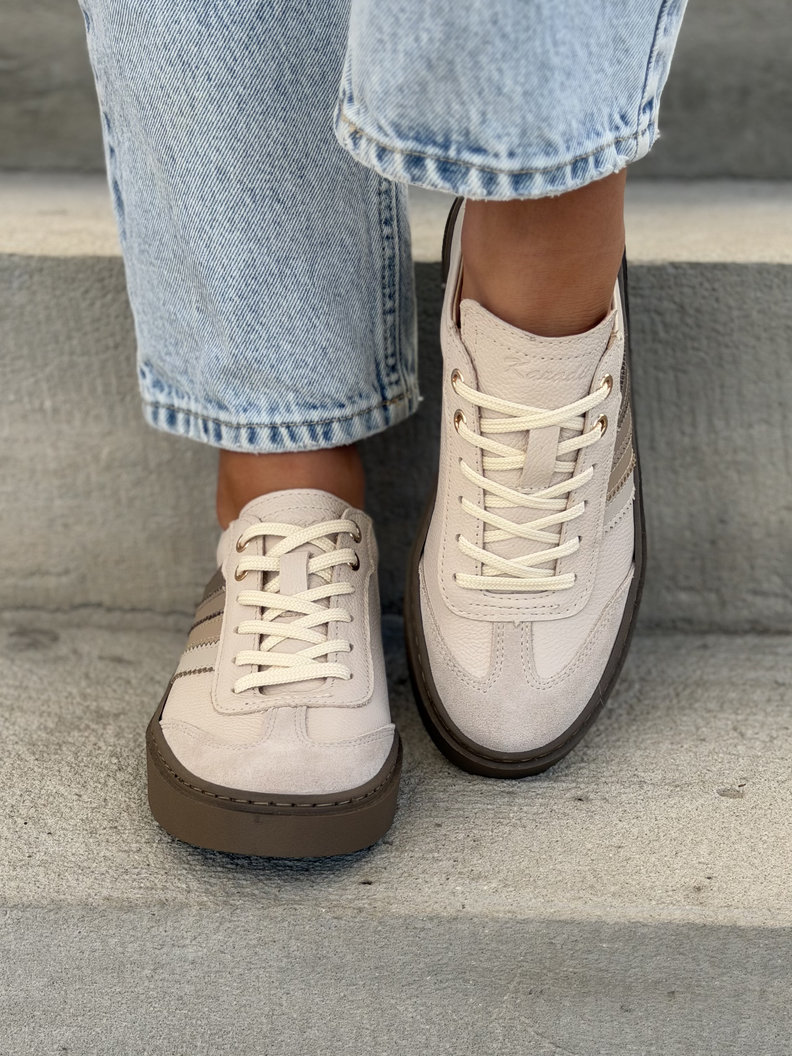 TRAMPKI KAZADII AVILLO BEIGE skóra naturalna - obrazek 4