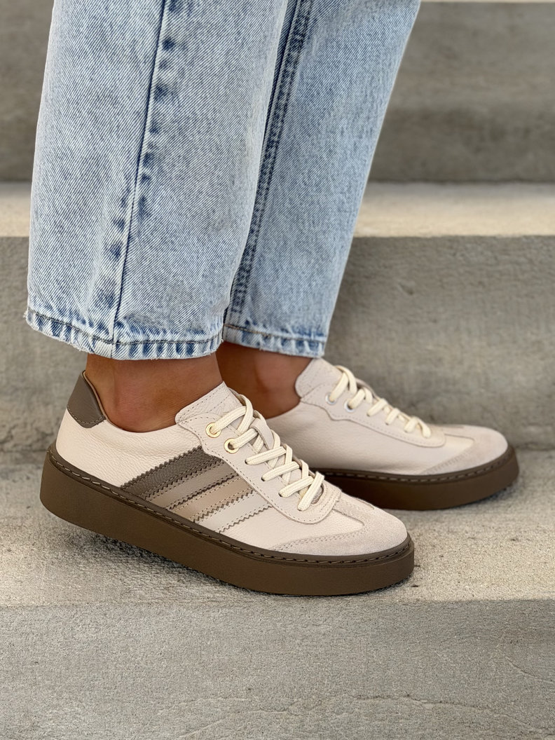 TRAMPKI KAZADII AVILLO BEIGE skóra naturalna - obrazek 7