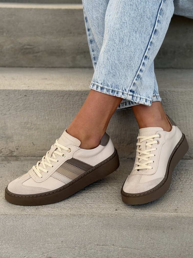 TRAMPKI KAZADII AVILLO BEIGE skóra naturalna - obrazek 8
