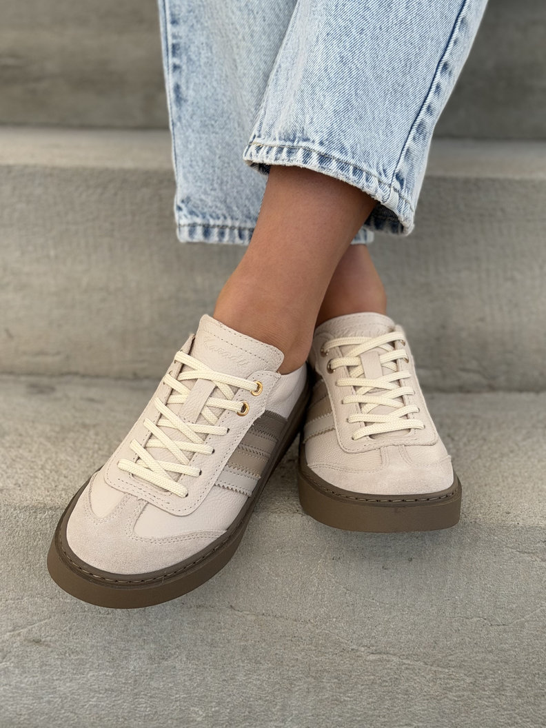 TRAMPKI KAZADII AVILLO BEIGE skóra naturalna - obrazek 9