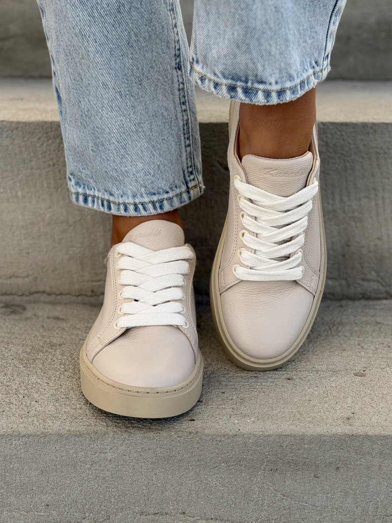 TRAMPKI KAZADII INFINITY BEIGE skóra naturalna - obrazek 3