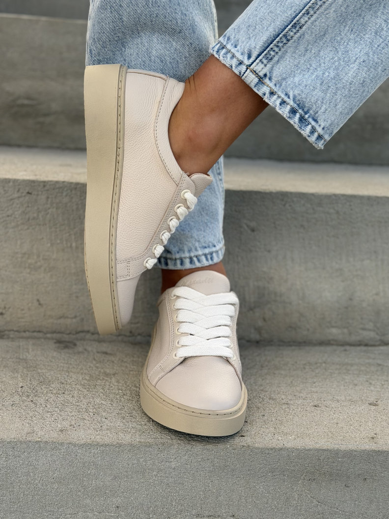 TRAMPKI KAZADII INFINITY BEIGE skóra naturalna - obrazek 6