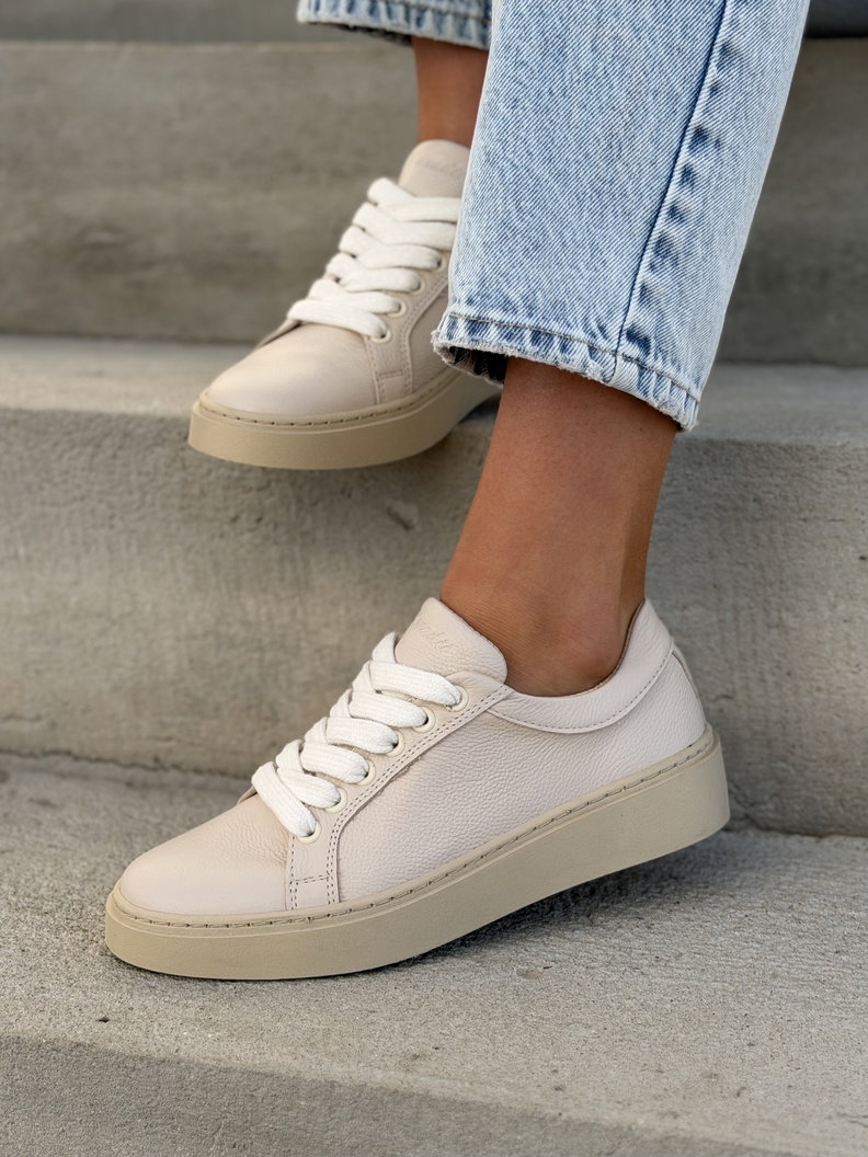 TRAMPKI KAZADII INFINITY BEIGE skóra naturalna - obrazek 4