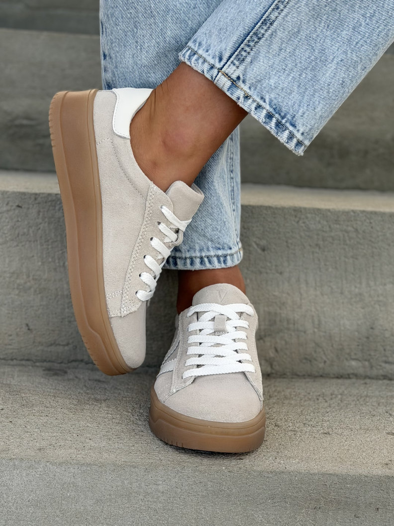 Trampki AVENTURA BEIGE mega wygodne skóra naturalna - obrazek 7