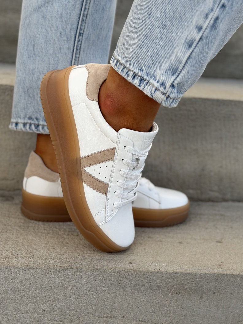 Trampki AVENTURA WHITE mega wygodne skóra naturalna - obrazek 3