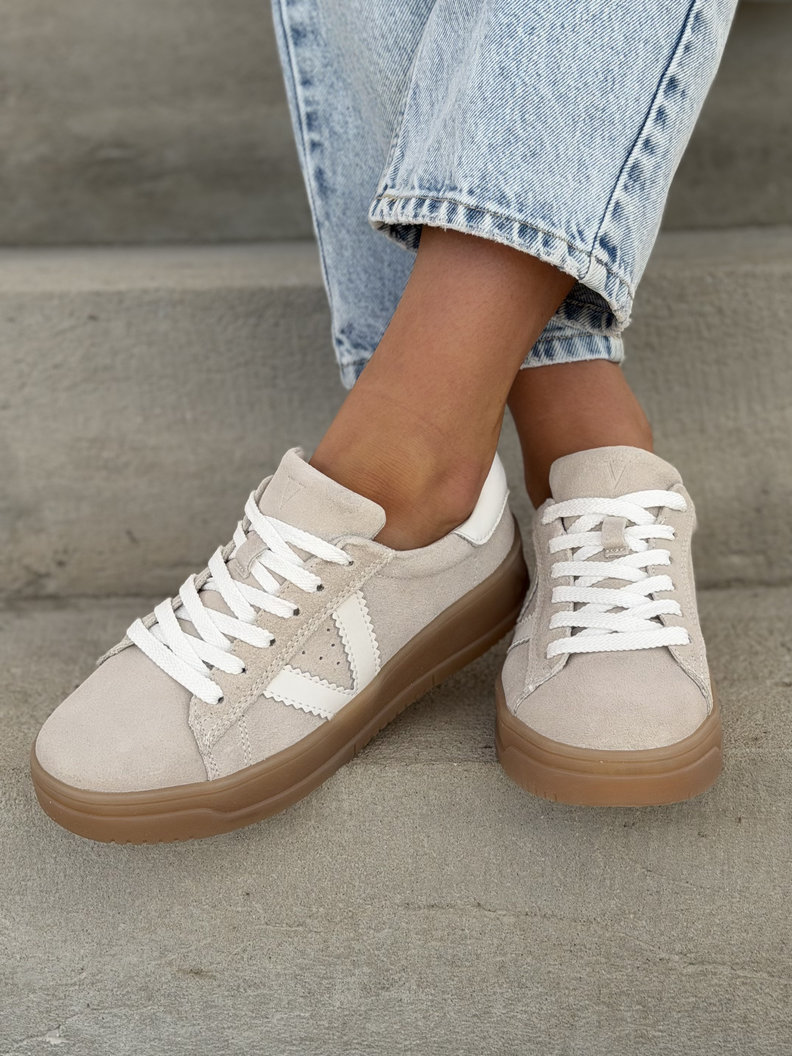 Trampki AVENTURA BEIGE mega wygodne skóra naturalna - obrazek 9
