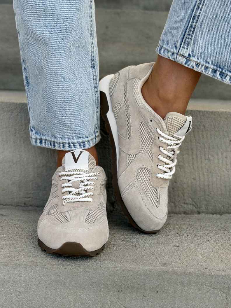 Trampki CORINNA BEIGE skóra naturalna - obrazek 5