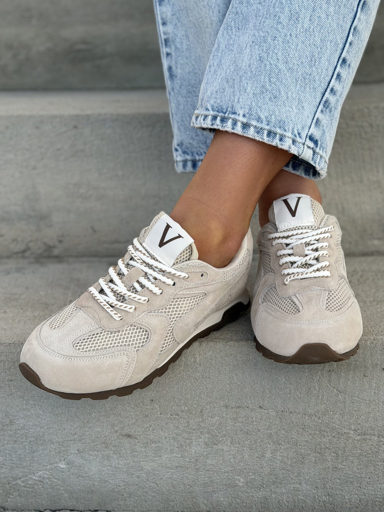 Trampki CORINNA BEIGE skóra naturalna - obrazek 7