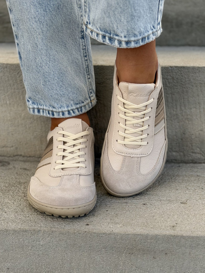 Trampki KAZADII GELATO BAREFOOT BEIGE skóra naturalna - obrazek 4