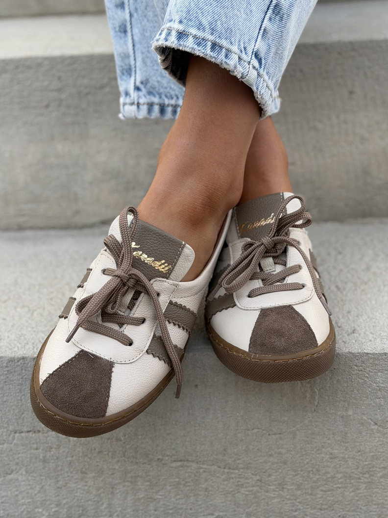 WYGODNE TRAMPKI KAZADII LAVI BEIGE skóra naturalna - obrazek 8