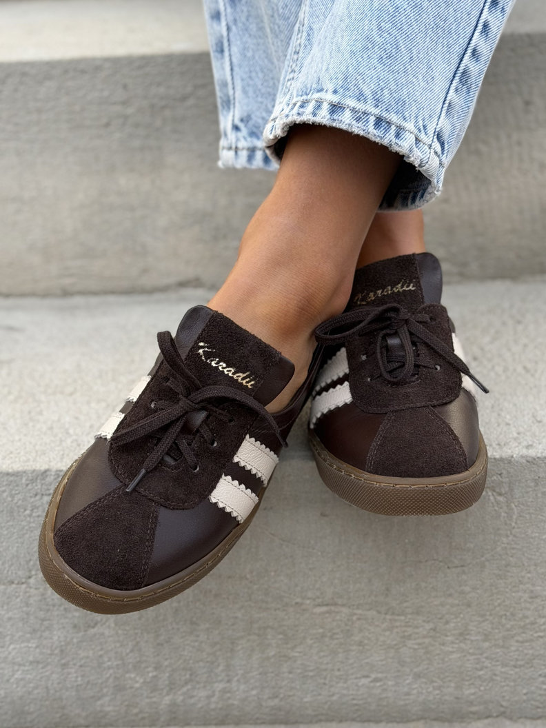 WYGODNE TRAMPKI KAZADII LAVI CHOCO skóra naturalna - obrazek 7