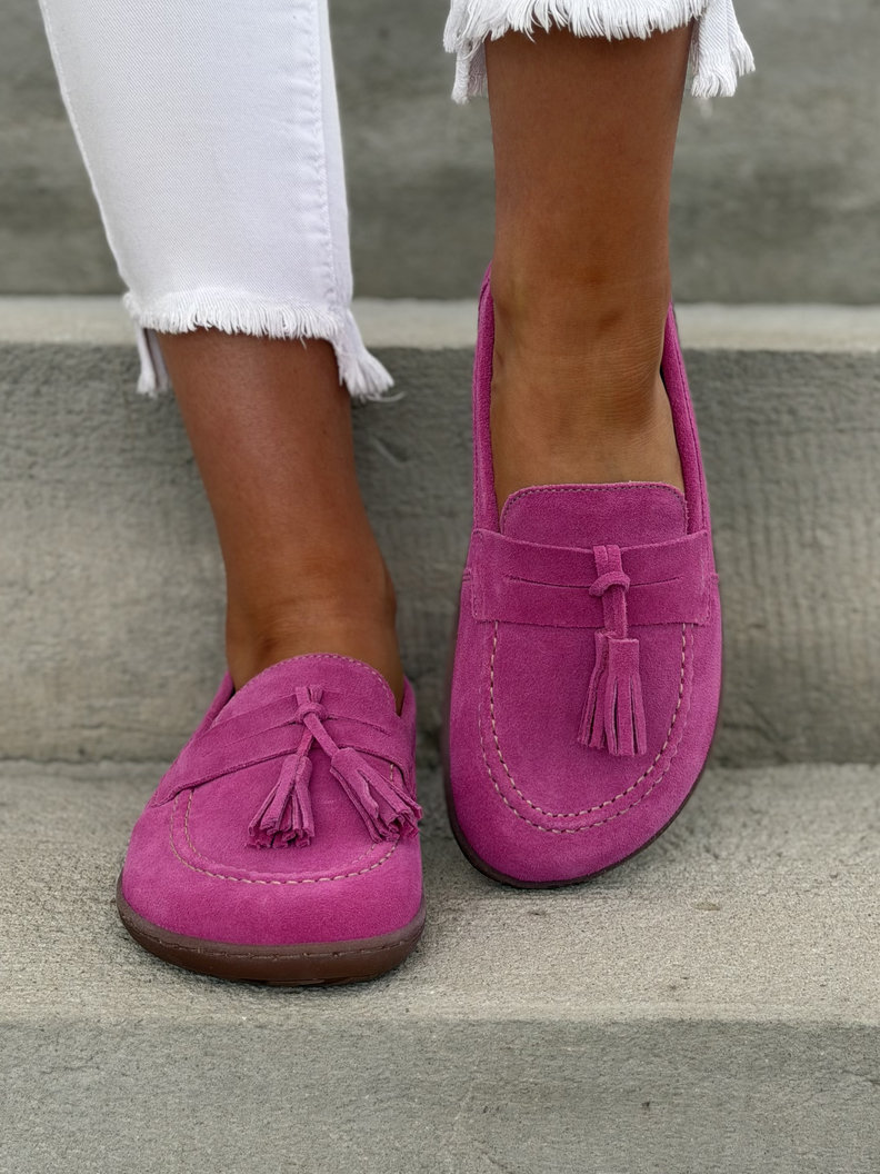 Mokasyny KAZADII BAREFOOT FRESIA FUXIA skóra naturalna - obrazek 5