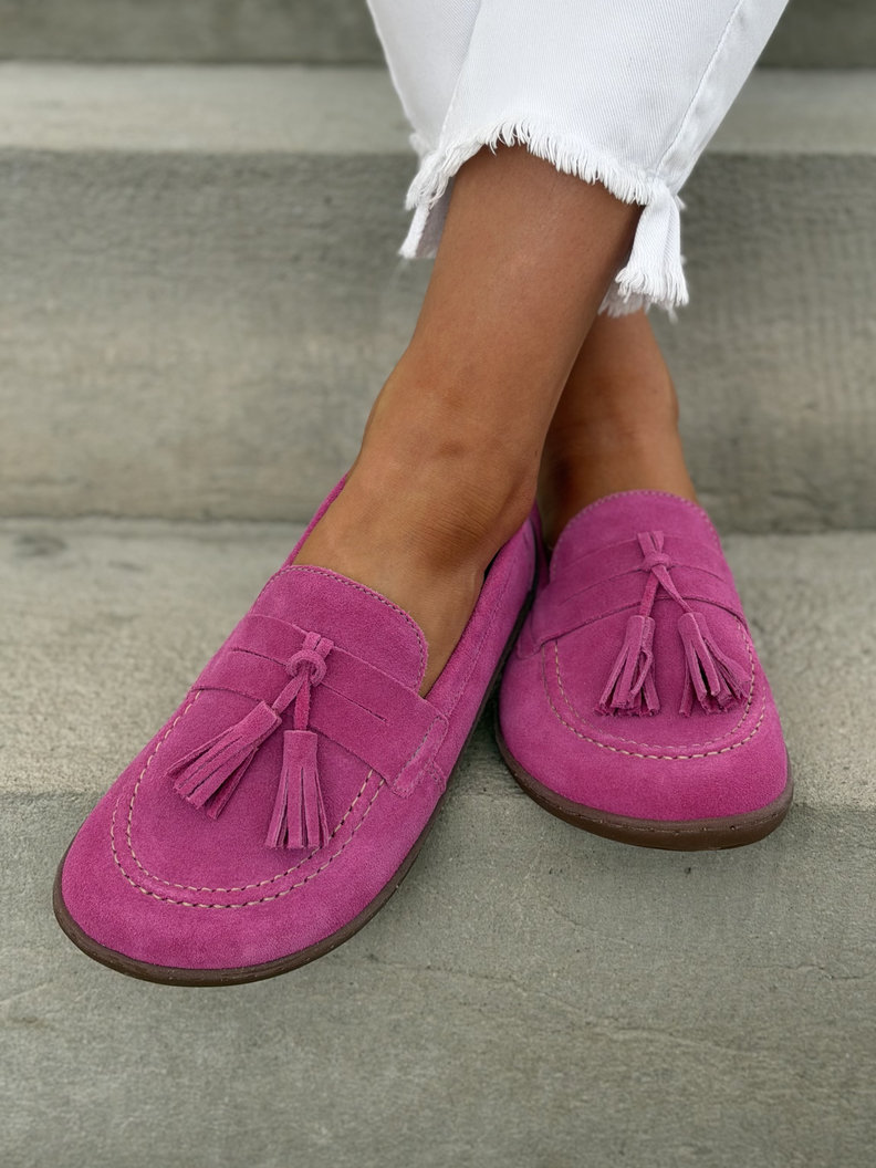 Mokasyny KAZADII BAREFOOT FRESIA FUXIA skóra naturalna - obrazek 4