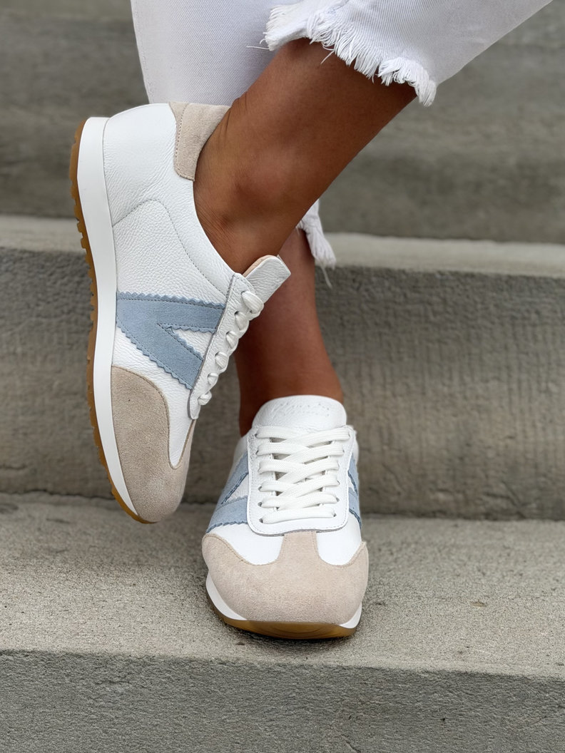 Sportowe buty damskie KAZADII NOELSA WHITE skóra naturalna - obrazek 7
