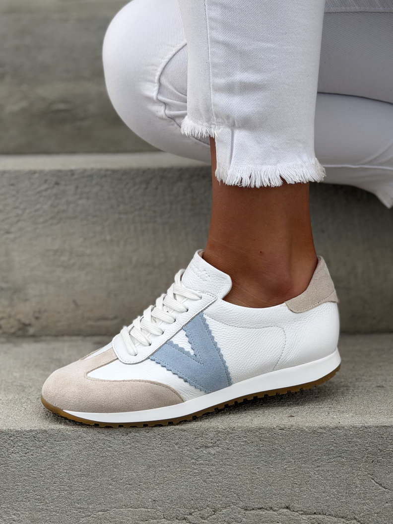Sportowe buty damskie KAZADII NOELSA WHITE skóra naturalna - obrazek 9