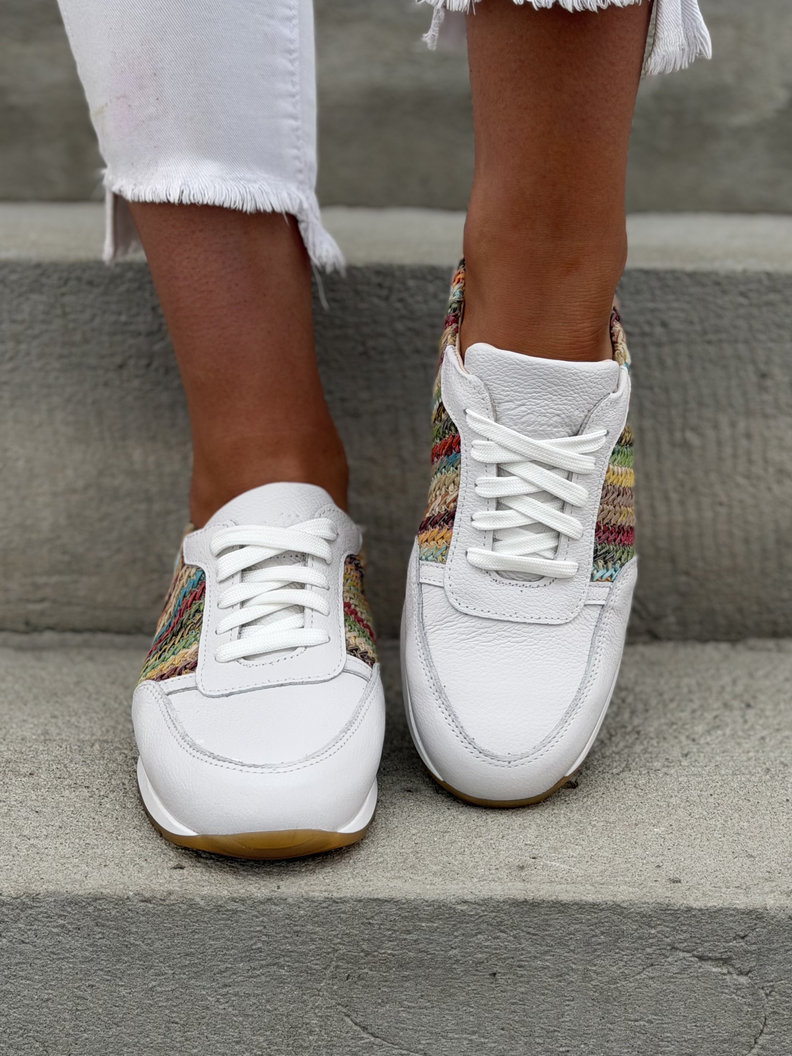 Sportowe buty damskie KAZADII SOLESSE WHITE skóra naturalna - obrazek 8