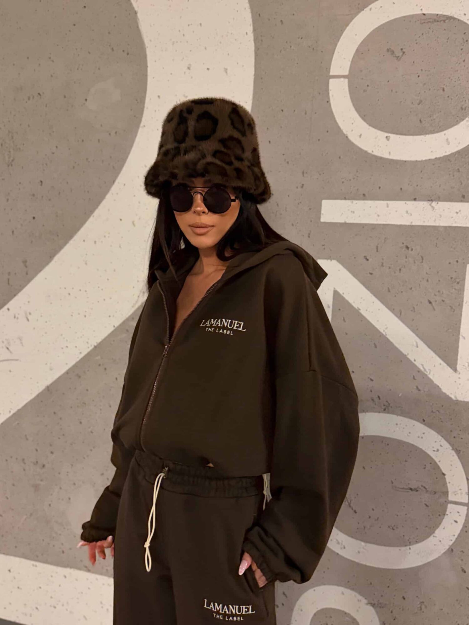 Bluza BASIC czekolada LA MANUEL polska produkcja - obrazek 7
