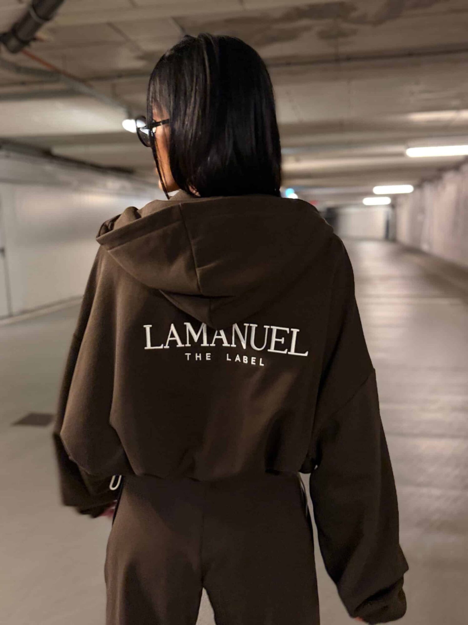 Bluza BASIC czekolada LA MANUEL polska produkcja - obrazek 3