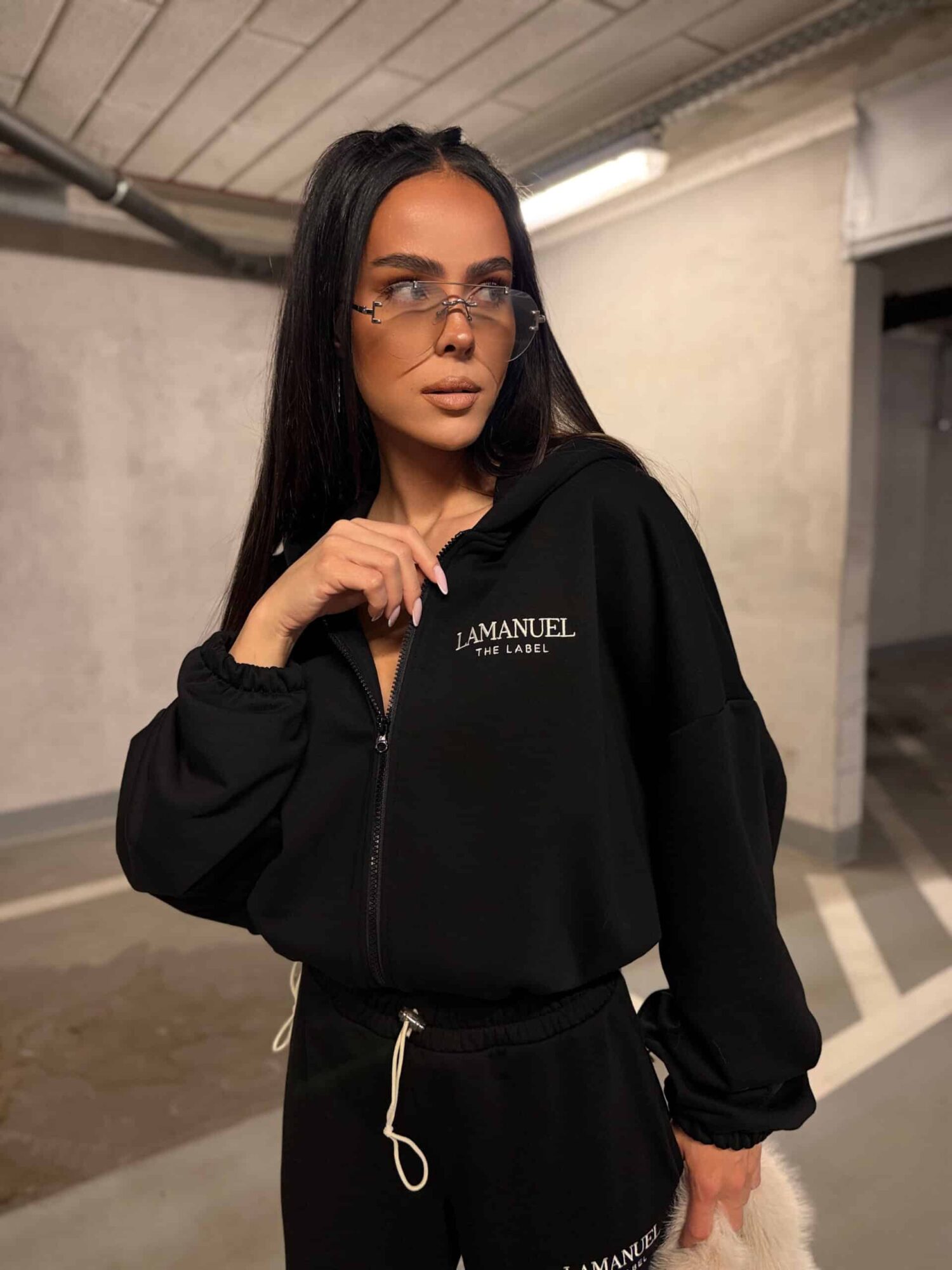 Bluza BASIC czarna La manuel polska produkcja - obrazek 8