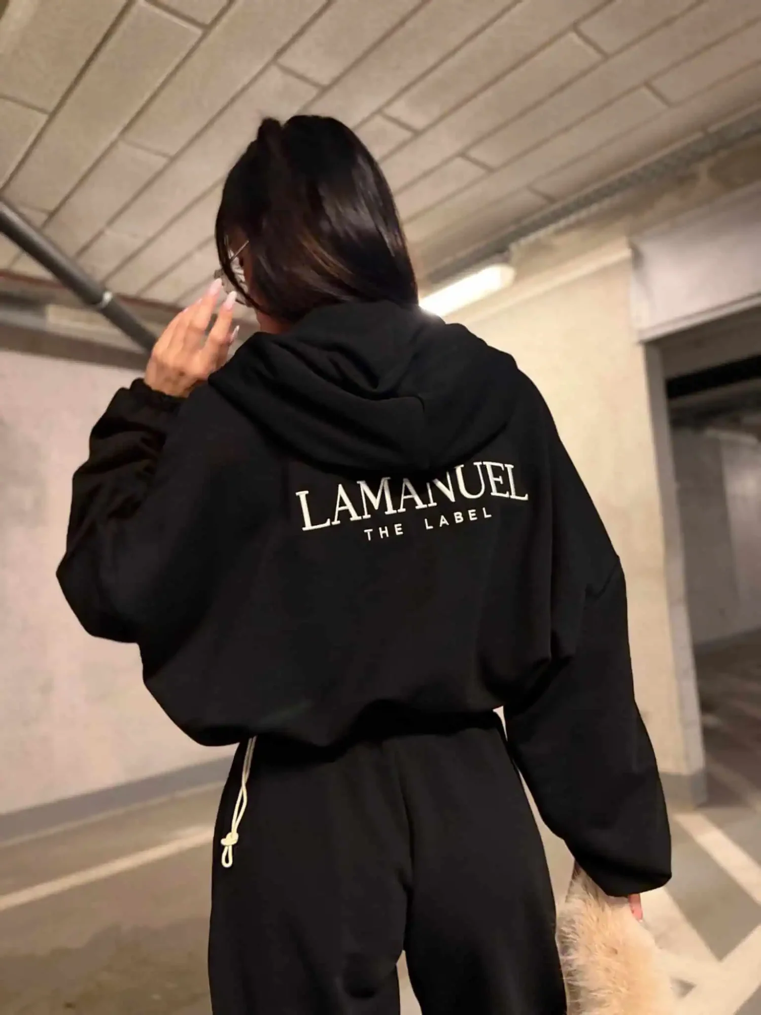 Bluza BASIC czarna La manuel polska produkcja